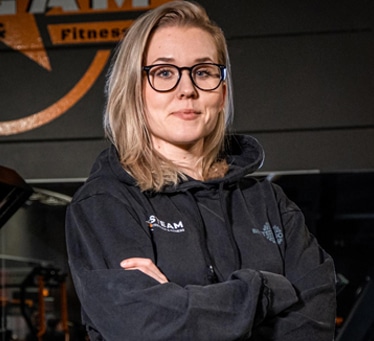 Styrkelyft tränare Ronja Sköld på STEAM i Växjö